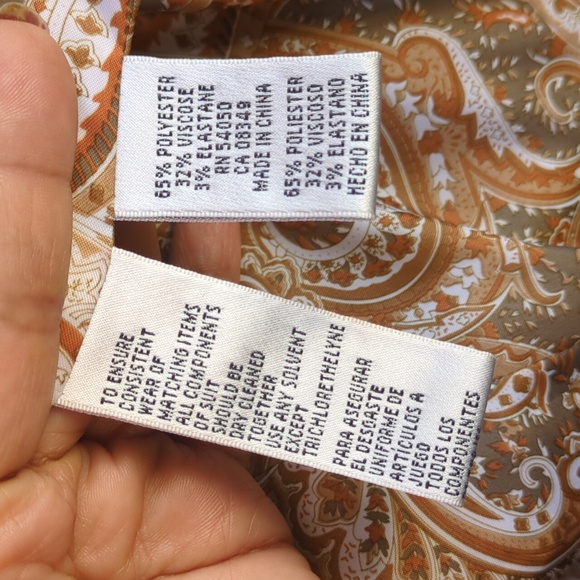 Jones New York Beige Blazer and Pants Set, Size 10‎ - Picture 7 of 12